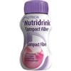 Nutridrink Compact Fibre Supplemento Nutrizionale Completo, Fragola 4x125 ml