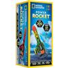 Blue Marble National Geographic razzo Power Rocket per bambini - Razzo motorizzato ricaricabile con piattaforma di lancio, vola fino a 60 metri, giocattolo per esterni con atterraggio sicuro