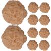 ERINGOGO Polpette Finte di Manzo 10 Pezzi Aspetto Realistico in Pvc Leggere per Decorazioni e Feste Creative