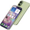 Perusha Visualizzazione giocattolo finto telefono cellulare modello metallico non funzionante replica 1:1 telefono per Phone 17 giocattoli falsi 17 schermo a colori verde
