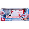 Burago Bburago Ambulanza con barella in miniatura, Replica Realistica, Veicolo di emergenza con tutti i tipi di dettagli, a partire da 3 anni