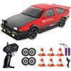 WDKXCN RC Drift Car Mini, 1:24 Macchina Telecomandata Drift con Fari a LED, 4WD Drift Car con Sterzo Proporzionale e Telecomando, Auto Giocattolo Telecomandata per Adulti e Bambini