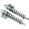 Generic Ammortizzatore RC Per Losi Per Super Per Baja Per Rey 9320977 1:6 Forma L Ammortizzatore Posteriore Lega Pressione Negativa Auto Telecomandate(Gray)