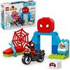 LEGO Duplo Marvel - Avventura in moto da Spin, giocattolo per costruire sulla base di Spidey e dei suoi amici, set di avventure prescolari educative per bambini dai 2 anni o più 10424