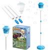 Taechalingo Macchina automatica per bolle di sapone, lanterna per bolle di sapone, lampada da giardino, macchina in piedi, macchina per bolle di sapone, regolabile in altezza, per matrimoni, amici, famiglia