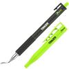 Tracer Matita Carpentiere 1.3mm con Fondina - Mina 110mm, Falegnameria | Mina 1.3mm da 110mm | Fondina con clip da cintura | Anti-rotolamento integrato | Metallo resistente