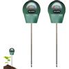 Keratobleem 2PCS Misuratore di umidità del Suolo, Tester per Il Suolo, Suolo Acqua Monitor, Misuratore Terreno, Misuratore di Terreno Giardino, per Piante da Interno ed Esterno, Orti Iardino, Fattoria