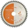 TWIN-TOWN - Lama per Sega Circolare HM 210 x 30 mm, 48denti, Ideale per legno da costruzione, compensato sciolto, piastre in fibra di legno per sega circolare e sega circolare a batteria