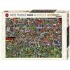 HEYE 29205 - Puzzle standard Storia del calcio, Alex Bennett, 3000 pezzi, edizione limitata con stampa in oro