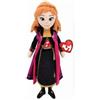 TY T02407 Anna 2 Disney Frozen regina dei ghiacci peluche con suono, Multicolore, Medio