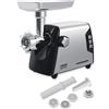Heinner Frullatore Heinner HMG-Y2000SS, 2000W, con ingranaggi in metallo e corpo in alluminio, capacità di frullatura di 3 kg/min, lama in acciaio inossidabile, 3 dischi metallici, pulsante con 2 velocità, funzione di inversione, corpo in acciaio …