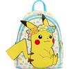 Loungefly - Plecak Pokemon Pikachu z Kwiatowym Wzorem, Premium Backpack