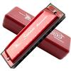 Tioamy Armonica Organo Orale Blues Harmonica Chiave di C 10 fori 20 Tono Arpa Diatonica Polifonica Strumento Musicale Regalo