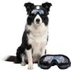 FDHBDF Occhiali da sole per cani di taglia media, 1 paio di occhiali da sole per animali domestici con protezione UV, per escursioni in auto, in moto, adatti per cani di taglia media (nero, L)
