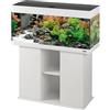 Ferplast Hydor Supporto Acquario, Mobile per Acquario, Resistente all'Umidità, Struttura Solida con Ante e Ripiani Integrati, Piedini Regolabili, 101 x 41 x h 73 cm, in Legno Bianco