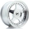 Jr Wheels OFFERTA Un cerchio Japan racing Wheels JR6 15x7 ET30 5x100 Silver Machined Face