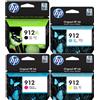 HP Multipack cartucce d'inchiostro originali HP 912XL + 912