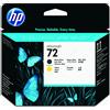 HP Originale HP C9384A / 72 Testina di stampa opaka nero + giallo