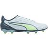 Puma King PRO Fg/AG, Scarpe da Calcio Unisex - Adulto, Frosted Dew Fizzy Apple Gray Skies, 44 EU