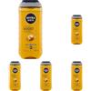 NIVEA MEN Doccia Shampoo Fresh Boost 250 ml, Docciaschiuma uomo 3 in 1 per viso, corpo e capelli, Bagnoschiuma uomo con Caffeina, Profumo rivitalizzante, pH neutro, Tutti i tipi di pelle