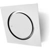 Elica OM AIR @ WH/F/75 - PRF0094734A Cappa a Parete 75 cm Vetro Bianco Wi-Fi