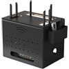 Catekro Armadio WiFi per Nascondere Router e Modem, Scatola di Immagazzinaggio del Router wifi, Scatola Decorativa del Coperchio del Router per Nascondere il WIFI (Nero)