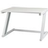 homewell Scaffale per microonde a 2 livelli, a forma di Z, stabile e leggero, per mobili salvaspazio (bianco, 57 x 38 x 38 cm)