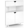 Vicco Credenza Inaro, Bianco, 79 x 96 cm