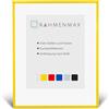 RahmenMax Cornice portafoto in plastica Texas 35 x 100 cm, giallo con vetro acrilico trasparente da 1 mm, molte misure con prezzo del pacchetto.