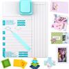 CYFUN DESIGN Shadow Box Punch Board per fai da te di scatole ombre e maniche, 2,3, 4, Shadow Box Making Tool, punteggio, angoli scricchiolati e guida intuitiva, strumento adatto ai principianti per dimensioni