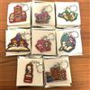 NESSUNA MARCA Final Fantasy Pixel Remaster Glitter Acrilico Portachiavi Collezione Set 8 Pezzi