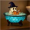 Generic Lampada Fantasma da Lettura Carina, Lampada di Halloween a Forma di Fantasma, Statua Fantasma 3D LED Luce Notturna, Decorazione di Halloween per Lettori e Amanti dei Libri,Regalo Donna