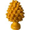 GMM Sculture Siciliane, Classica, Moderna, Decorativa, Ornamentale, Soprammobile Design Siciliano, Oggetto tipico, Bomboniera H 7cm (Giallo)