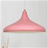 bamyum Champion Lampada a Sospensione Tavolo da Pranzo Ø 35 cm Luce a Sospensione in Metallo E27 Lampada da Sala da Pranzo Lampada da Cucina Lampada da Soffitto Lampada da Soggiorno Rosa