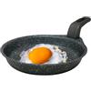 NAMAI - Padellino per Uovo, 16 CM, Padella Induzione, Rivestimento Antiaderente, Alluminio Resistente, Adatta in Lavastoviglie, Effetto Pietra, Utensili da Cucina