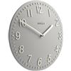 Jones Clocks® Chilli Orologio a parete | Orologio convesso moderno | 30cm | Grigio pallido | Fascino contemporaneo, ideale per cucina, soggiorno, ufficio o camera da letto