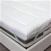Caritex - Topper Materasso Matrimoniale 160x190cm in Cotone Percalle, AB481