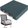 Generic Cuscini per sedili 45x45x15cm, Spesso Cuscino in Memory Foam, Antiscivolo con Cerniera, Fodera Lavabile, per Patio, Sala da Pranzo, Divano e Panca