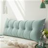 Generic Cuscino Testata Letto Matrimoniale Imbottita, Cuscino Schienale Divano, Cuscini per Testata Letto Una Piazza e Mezza,C,150x50cm