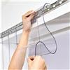 Generic Kit tenda per porta in PVC per cella frigorifera e congelatore walk-in, strisce di plastica vinilica liscia trasparente, migliora il controllo della temperatura e l'efficienza energetica