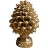 GMM Sculture Siciliane, Classica, Moderna, Decorativa, Ornamentale, Soprammobile Design Siciliano, Oggetto tipico, Bomboniera H 7cm (Oro)