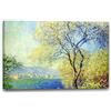 Printed Paintings Stampa su Tela (60x40cm): Claude Monet - Antibes, Vista dal Giardino di Salis
