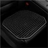 Generic Cuscino for sedile in perline, fresco e traspirante, comodo, multiuso, estivo, for auto in legno, sedile rinfrescante(Black)