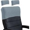 Generic Copri Poggiatesta Elasticizzato in Jacquard per Sedie da Ufficio, Copri Poggiatesta per Sedie da Computer con Schienale Alto, Mobili, Poltrona Reclinabile, Confezione da 2, Blu