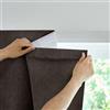 Jilron Tenda per porta opaca, autoadesiva, 100% oscurante senza fori, per interni, camera da letto, soggiorno, protezione dal calore (marrone scuro, 182 x 64 cm (altezza x larghezza), 1 pezzo