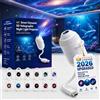 Pealeaf Proiettore Luce Notturna Olografico 5D, Galassia Stelle Con 24 Pellicole, Lampada Oceano USB Per Camera Bambini Gaming (12PCS)