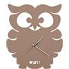 Arti & Mestieri ARTI E MESTIERI - Orologio Metallo da Parete Gufino - Beige - 30 x 34h CM