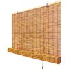 WQXylbrent Tenda Bamboo Esterno Tapparelle Avvolgibili Bamboo Tenda a Rullo in Bambù Naturale 150x250 120x200 70x130 50x220 100x260 140x180 160x300cm Per Veranda Cucina 70% Oscuramento Facile Da Installare