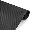 Decomira Tappetino Tagliabile Misura 60x500 cm | Pellicola Lavabile per Armadi o Tappetino Antiscivolo per Cassetti, Frigorifero o Ripiano | Come Base per la Cucina o Come Organizer | Nero