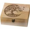arricraft scatola regalo con coperchio In Legno Da 1 pz, Scatola per Albero Della Vita e Uccelli Da 24.5x19.5x10.3cm con Coperchi Scatola Decorativa per Corvo per Contenere Ricordi